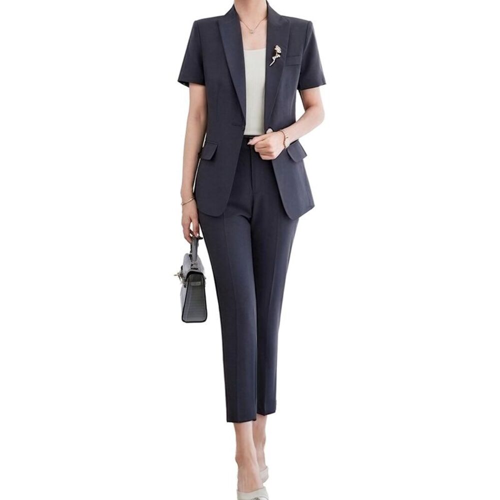 Olivia Taylor Womens  2Pc Jacket & Pant Set